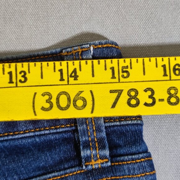 Ann Taylor LOFT jeans Modern Crop women's size 28/6 ink blue colour straight leg - Picture 10 of 14